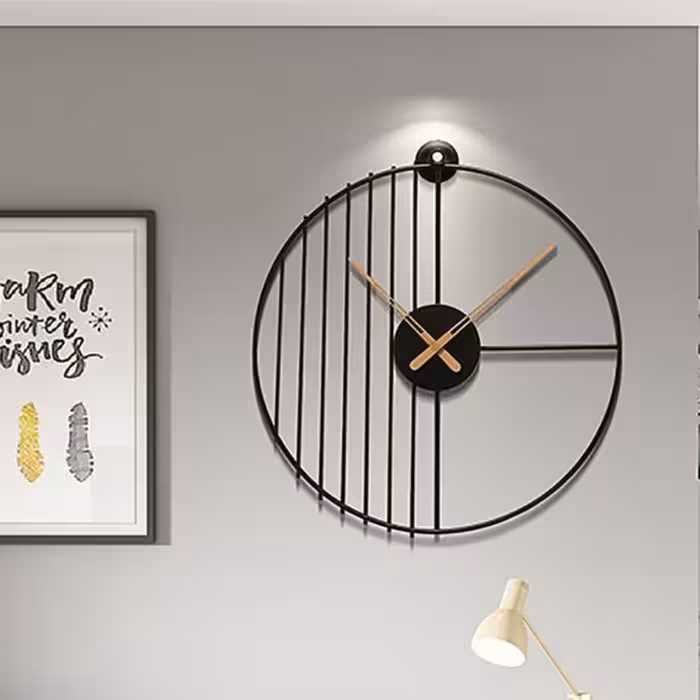 ساعت دیواری فلزی