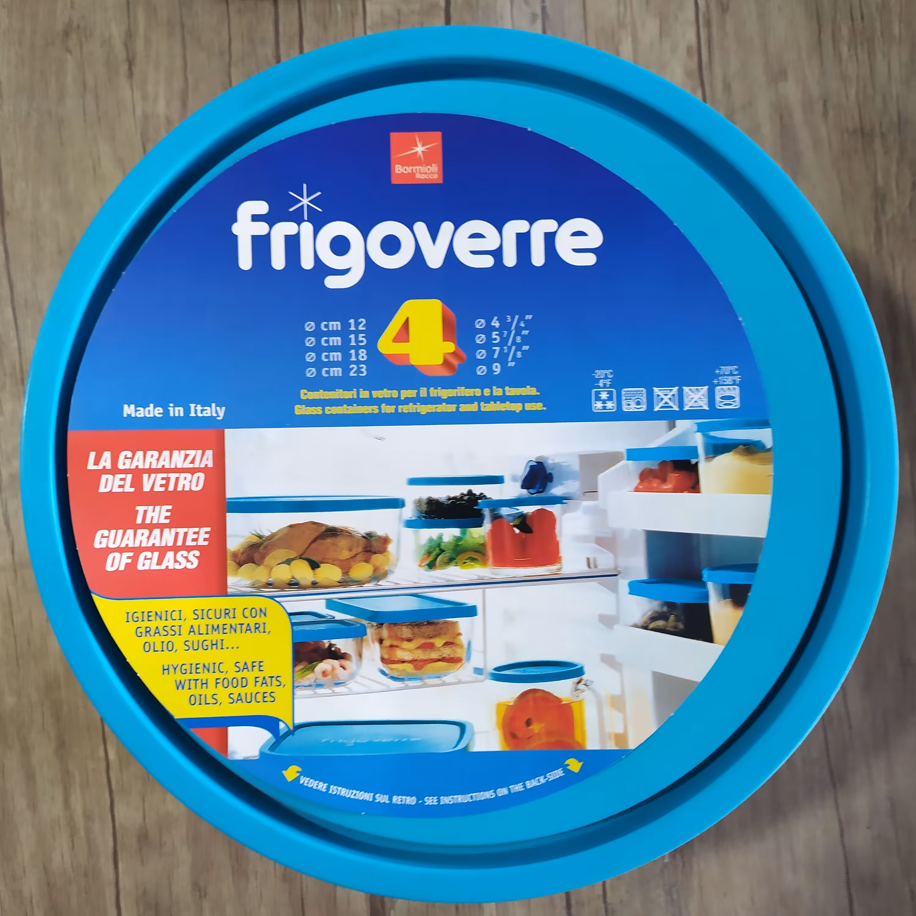 ظرف پیرکس فریگوور گرد قطر18سانت