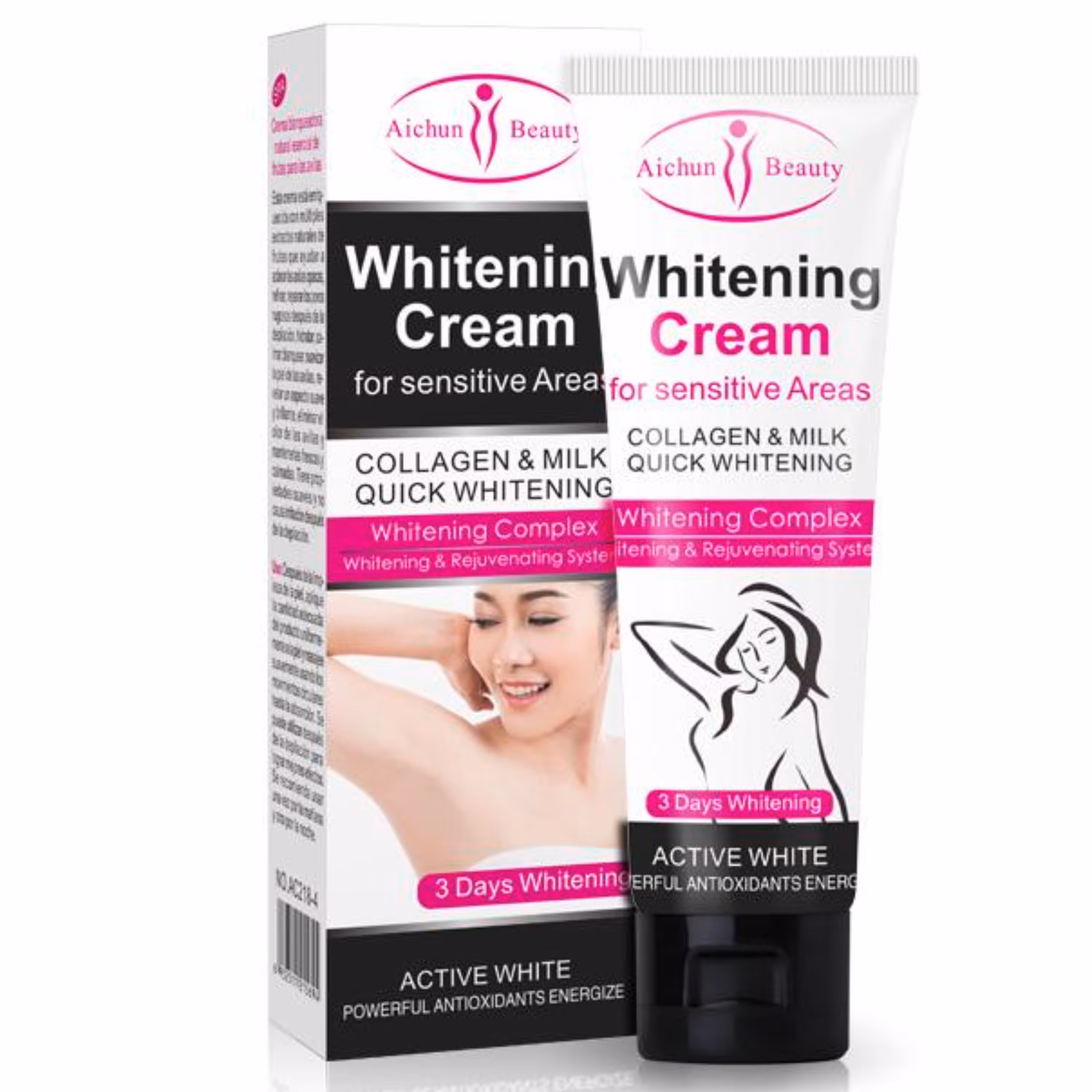 کرم سفید کننده نقاط حساس بدن Aichun beauty 50ml