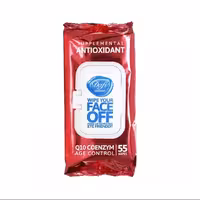 دستمال پاک کننده آرایش مرطوب Face Off آنتی اکسیدان دافی 55 عددی