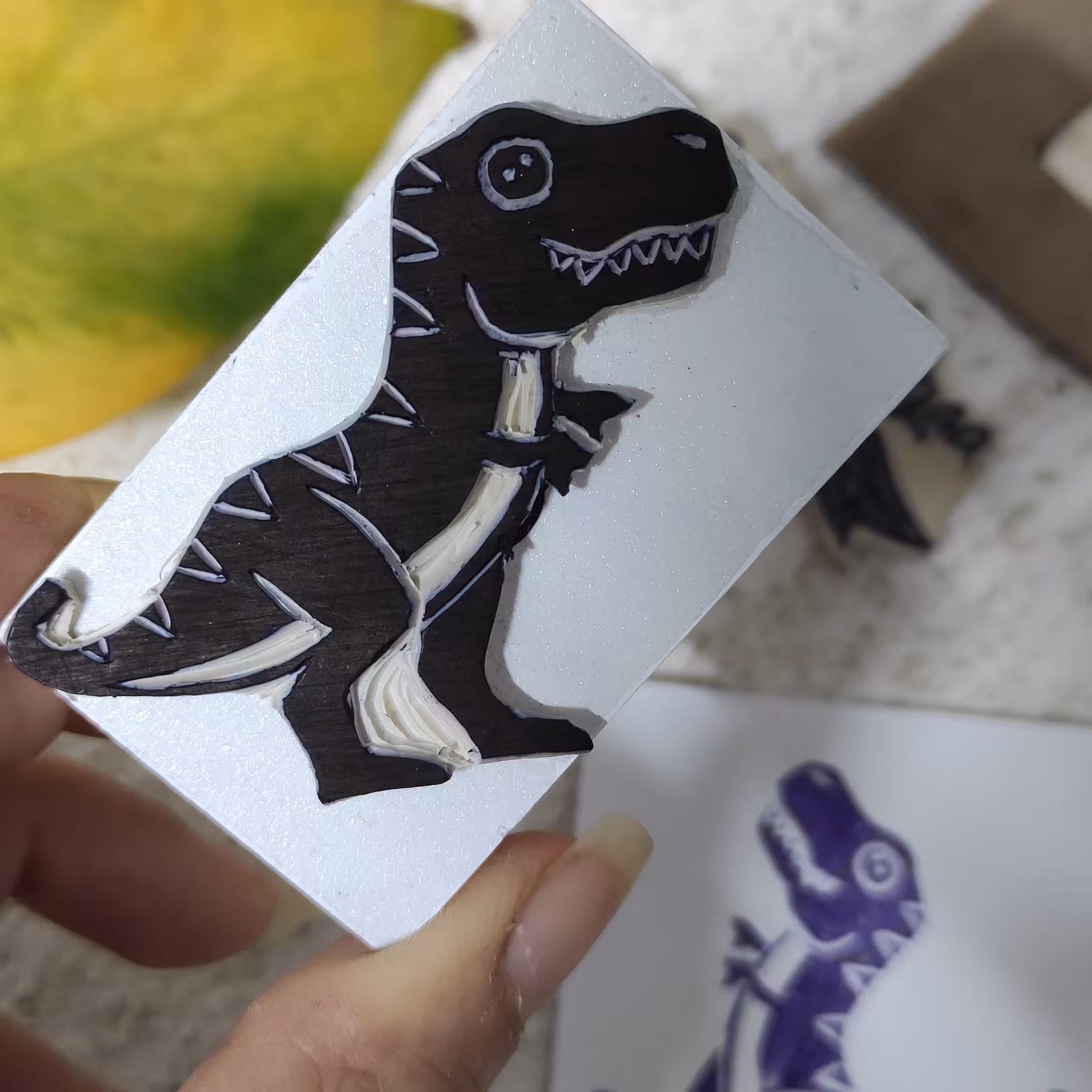 مهر دستساز دایناسور تیرکس