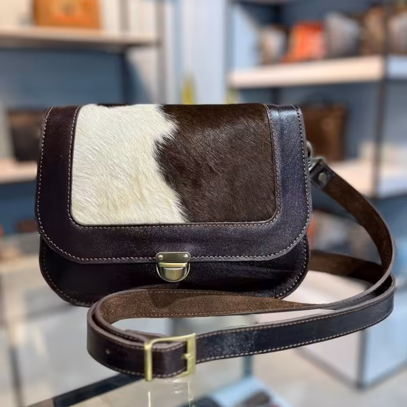 کیف مویی چرم طبیعی