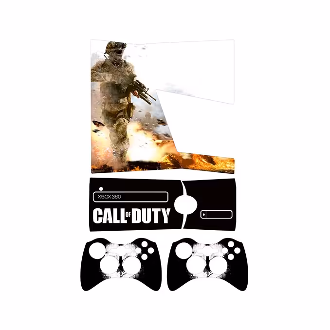 اسکین(برچسب)Xbox 360 اسلیم -طرح call of duty-مدل اسلیم-کد3-سفارشی