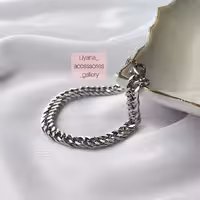 دستبند کارتیر دوبل استیل رنگ ثابت