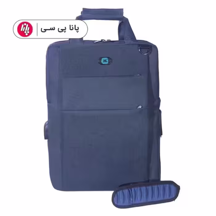 کوله پشتی لپتاپ کاور جداشو M&S-274 _ آبی