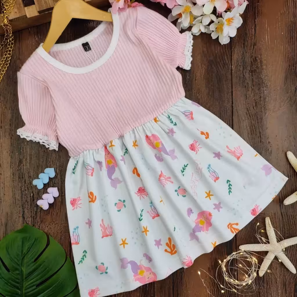 پیراهن آستین کوتاه ژینا