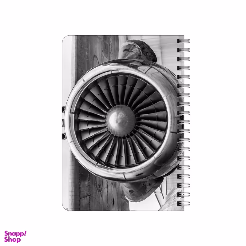 دفترچه یادداشت ۸۰ برگ بامبیلیپ مدل چوبی طرح هواپیمای ملخی کد 7707568
