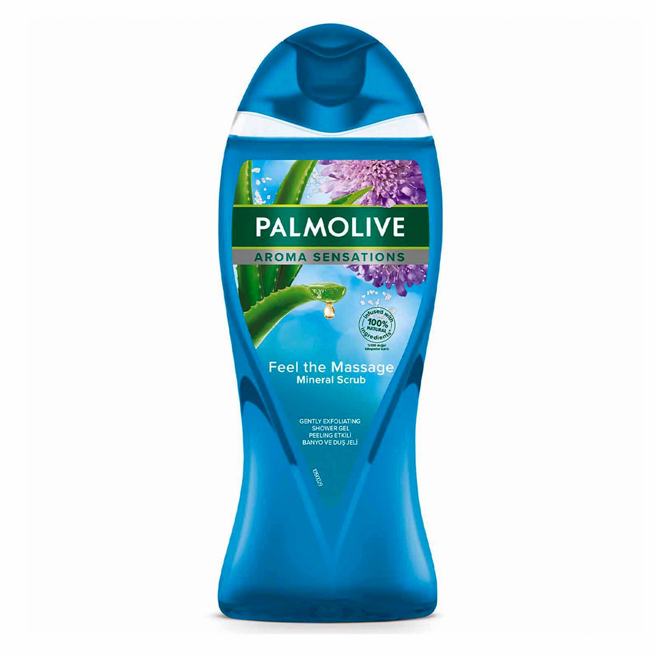 شامپو بدن پالمولیو Palmolive حاوی آلوئه ورا و نمک دریایی حجم 500 میل