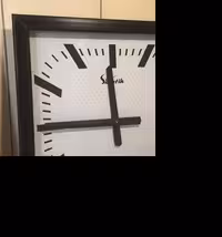 ساعت بزرگ یک متر و بیست سانتی متر مربع با موتور تایوانی 