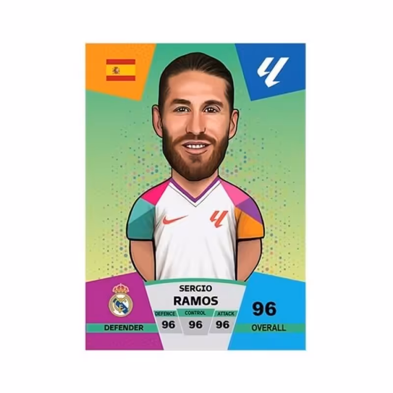 اسباب بازی زینتی کیمدی مدل سرجیو راموس 2024 پریمیوم لالیگا