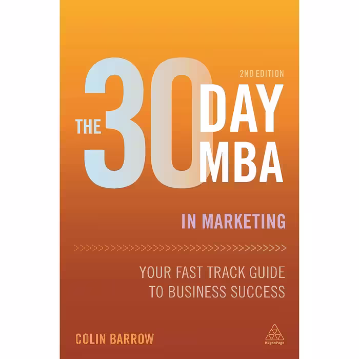 کتاب زبان اصلی The  Day MBa in Marketing اثر Colin Barrow انتشارات Kogan Page