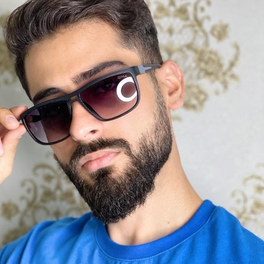 عینک 2 پل مردانه