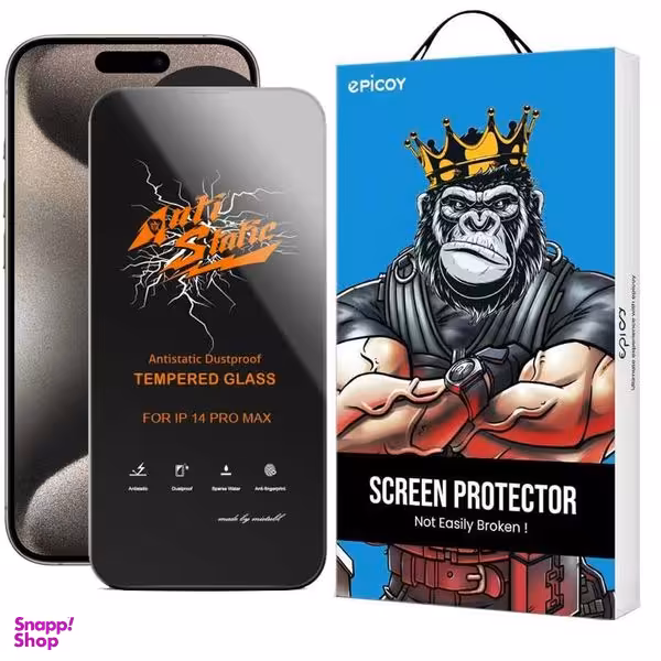 محافظ صفحه نمایش اپیکوی مدل AntiStatic DustProof مناسب برای گوشی موبایل اپل iPhone 15 Pro Max