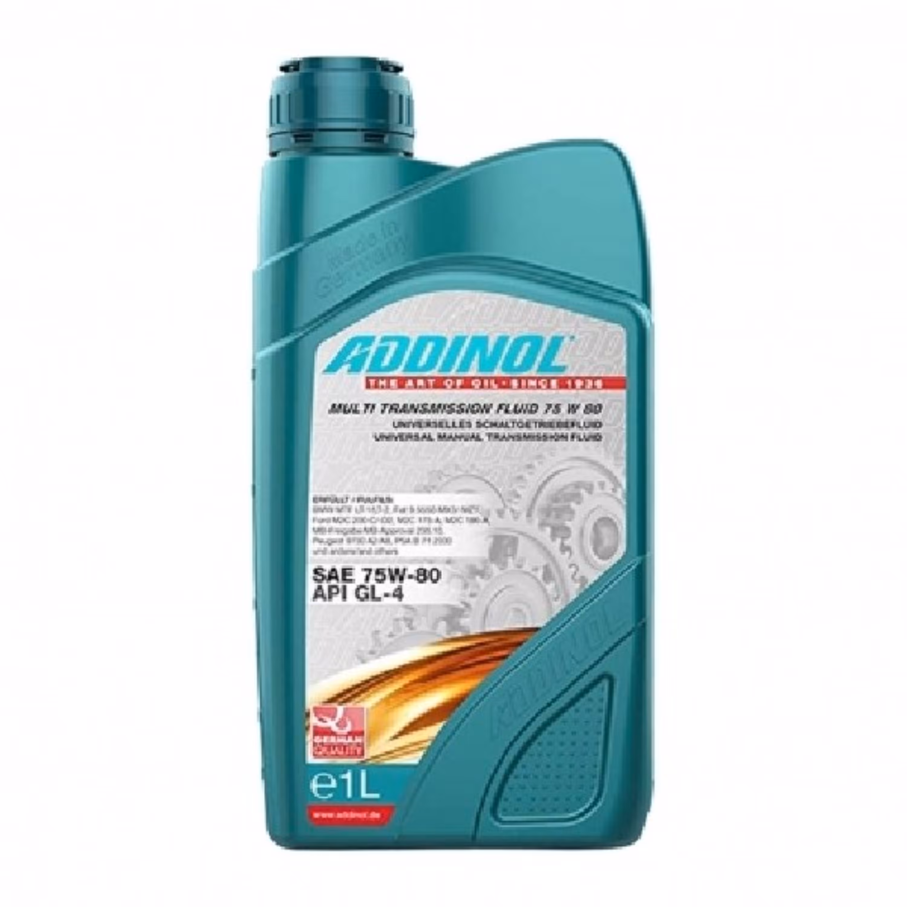 روغن گیربکس آدینول addinol مدل 80-75w حجم 1 لیتر