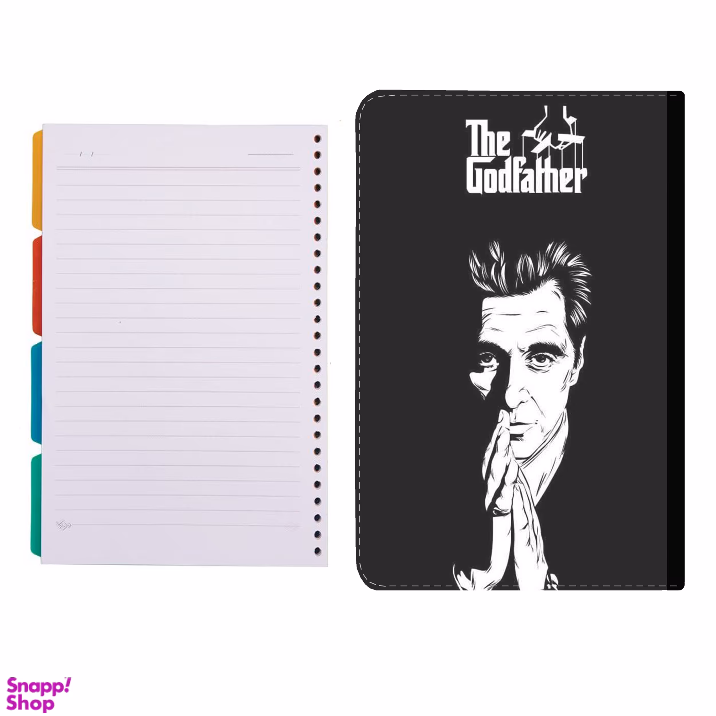 کلاسور طرح پدرخوانده کد 377 به همراه کاغذ کلاسور