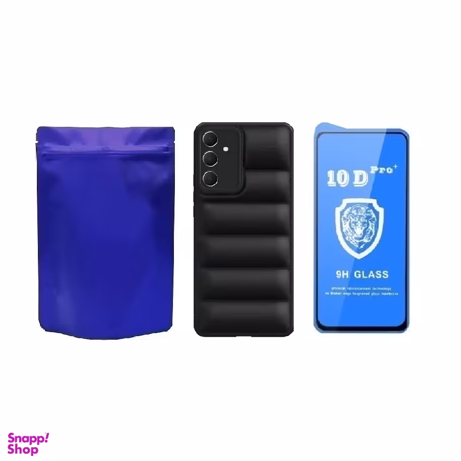 کاور گوشی موبایل مدل M-B PUFFER مناسب برای سامسونگ Galaxy A35 به همراه محافظ صفحه نمایش Ten-D