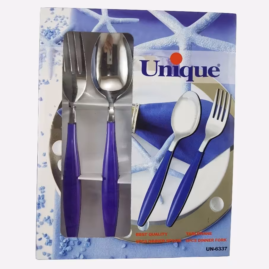 قاشق و چنگال بارسلون 12 پارچه یونیک کد 6337