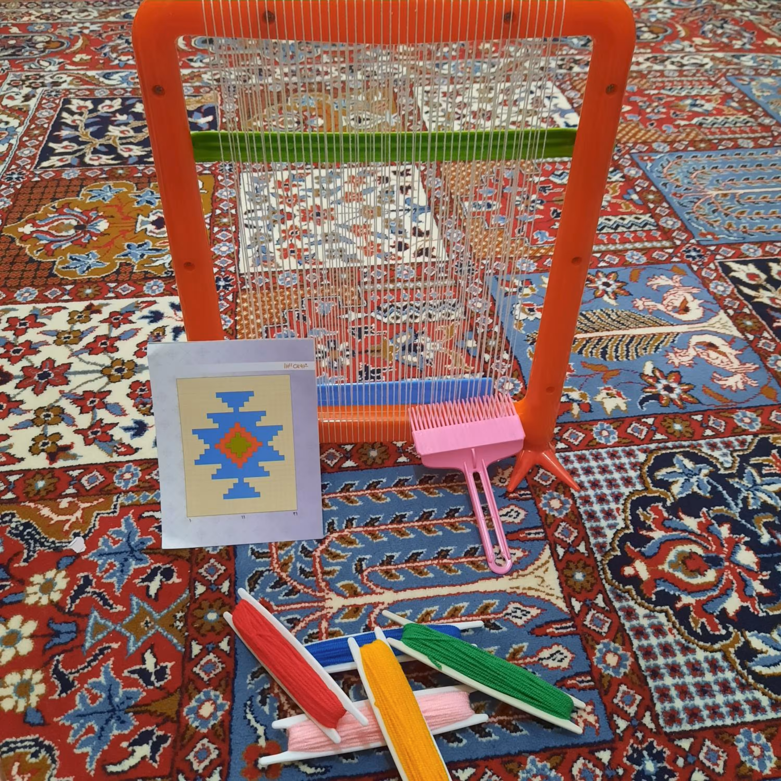 011151-دستگاه بافندگی دارک- مخصوص کودکان و نوجوانان