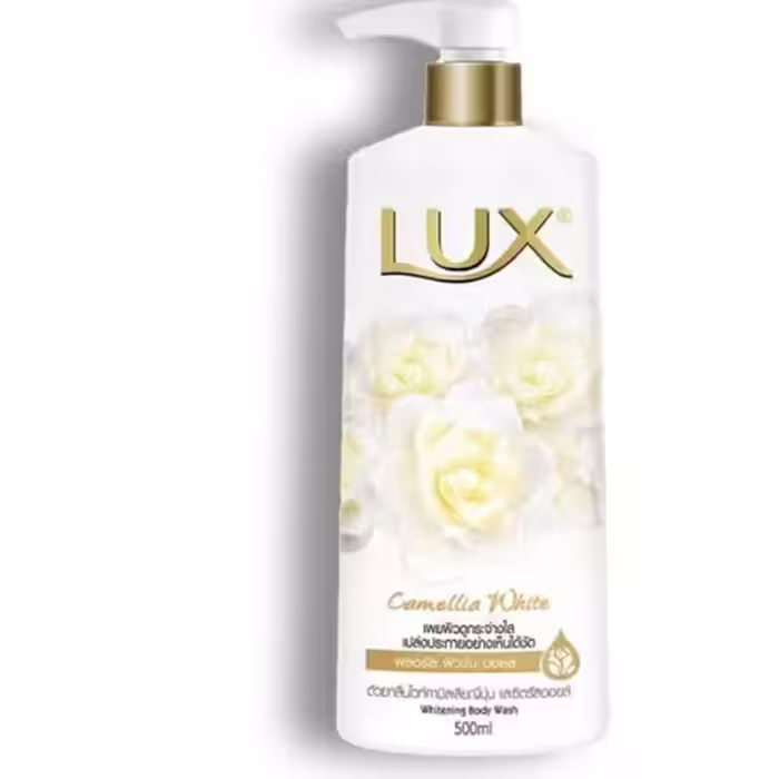 شامپو بدن لوکس 500 میل کاملیا عطرگل یاس  نرم کننده پوستLux body wash shampo skin