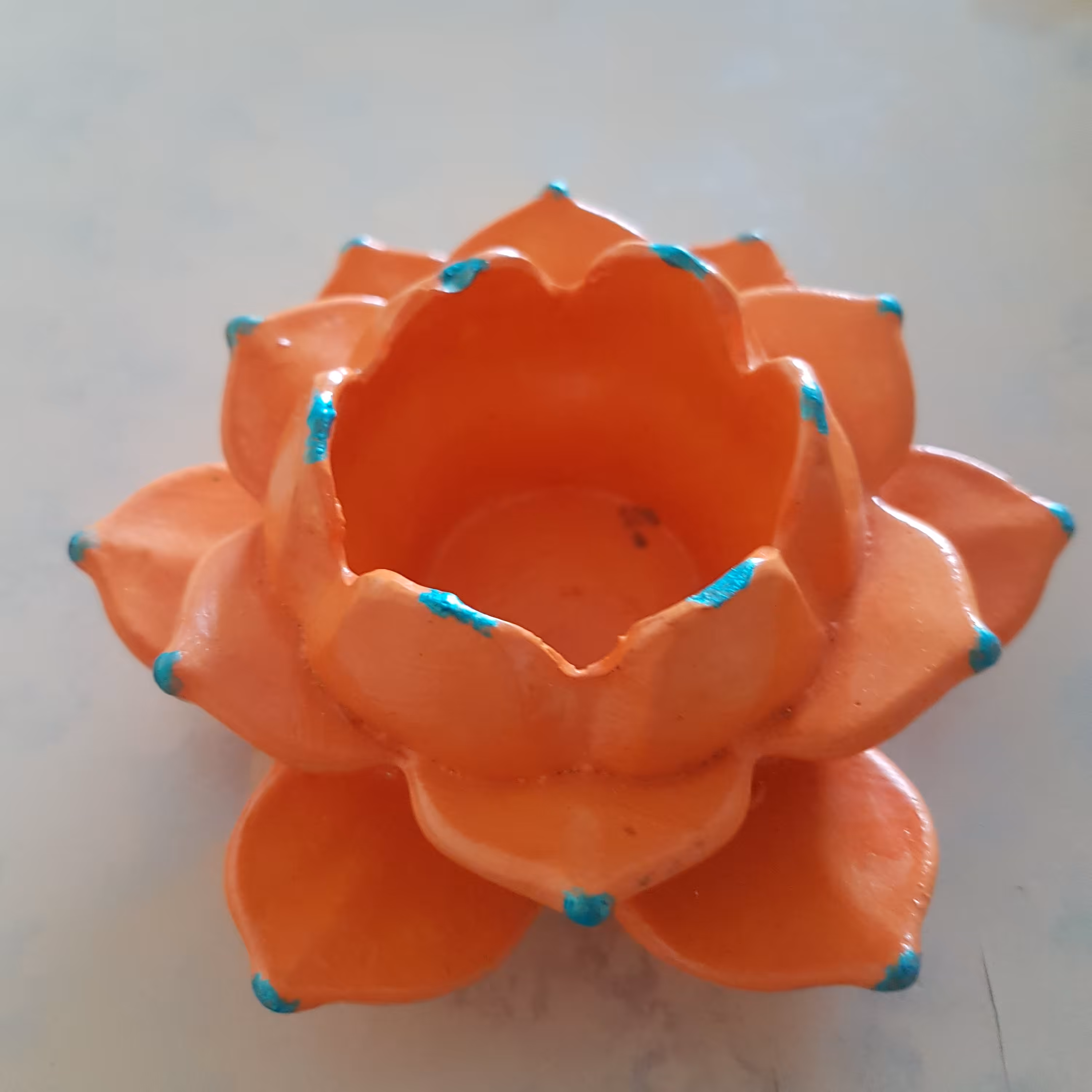 شمعدان  گل نارنجی