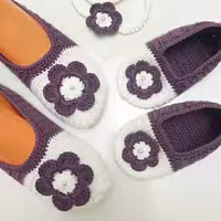 پاپوش طرح گل