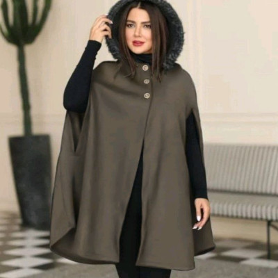 پانچو زنانه بافت فشرده مدل کاریز