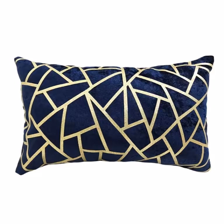 کوسن مستطیلی طرح خرده شیشه