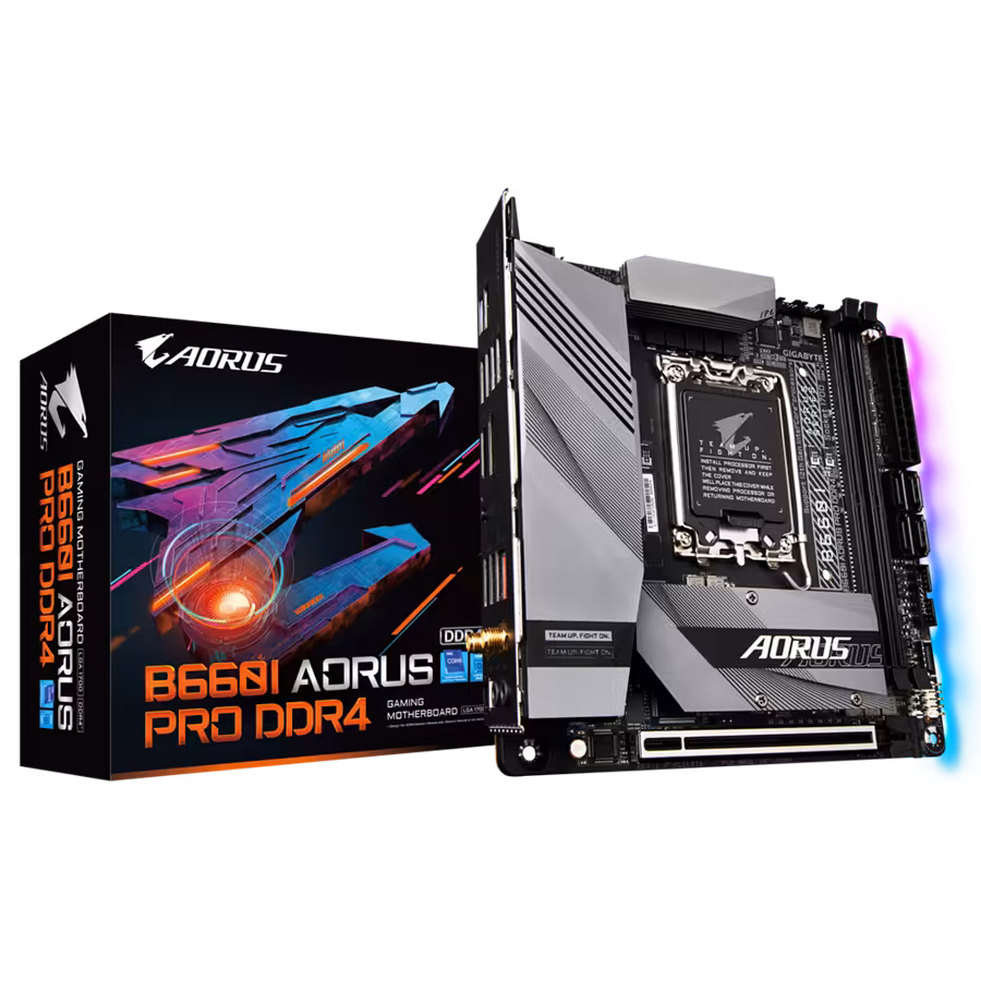 مادربرد گیگابایت مدل B660I-AORUS-PRO-DDR4 سوکت 1700