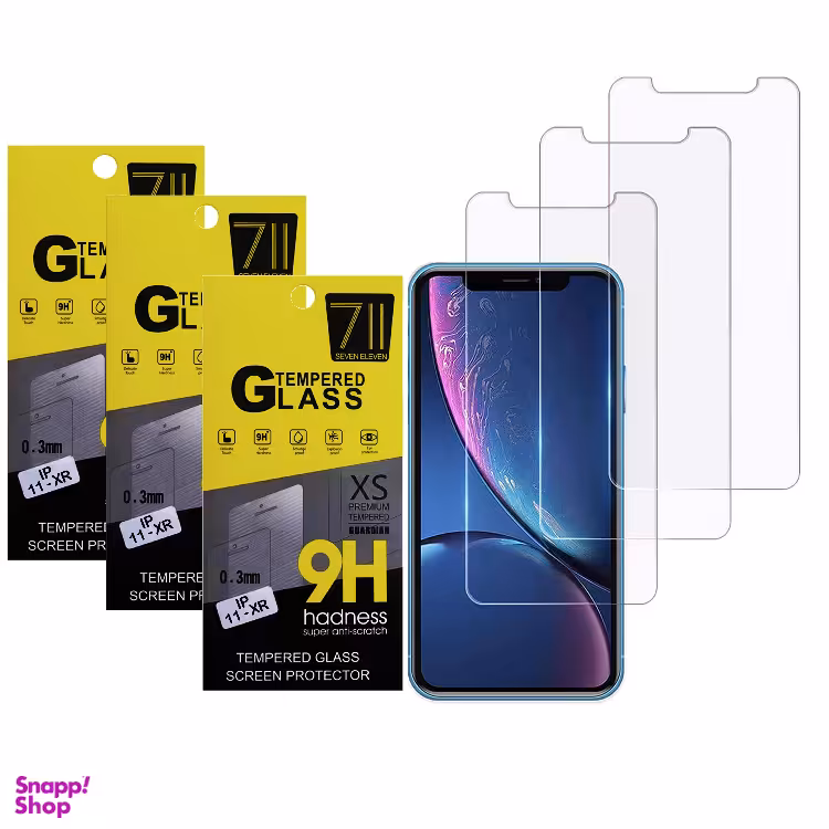 محافظ صفحه نمایش مدل 711 مناسب برای گوشی موبایل اپل Iphone XR / 11 بسته 3 عددی