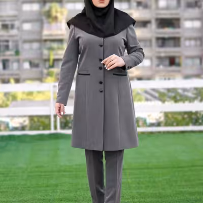 مانتو اداری زنانه فاستونی مدل ست اداری بانو