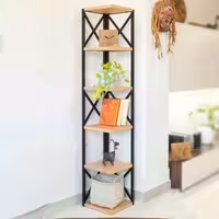 استند دکوری چوب فلز مدل ماه دیس  با ارسال از کرج پس کرایه