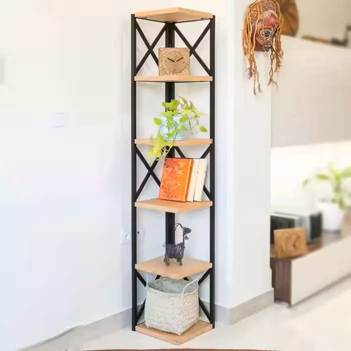 استند دکوری چوب فلز مدل ماه دیس  با ارسال از کرج پس کرایه