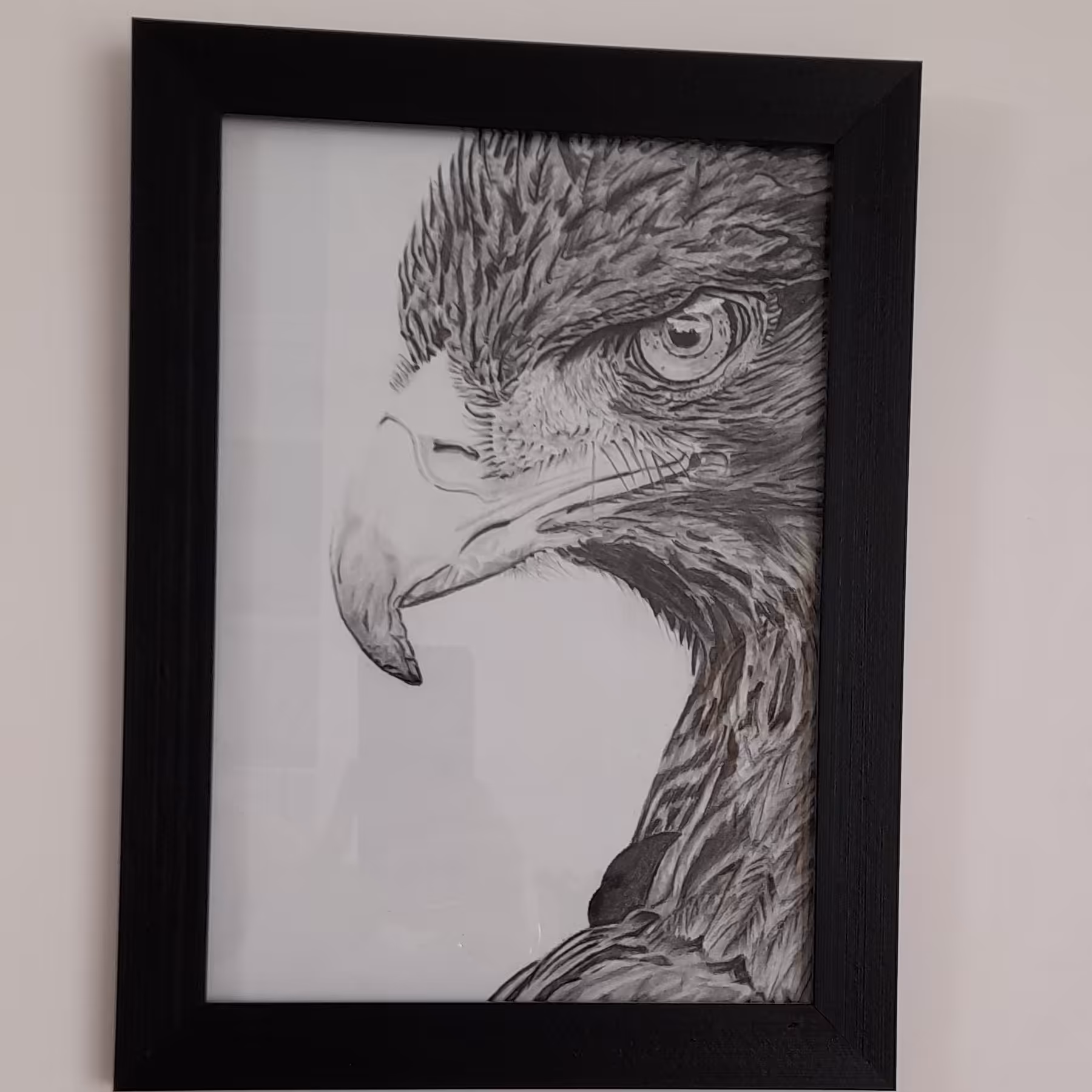 تابلو نقاشی سیاه قلم