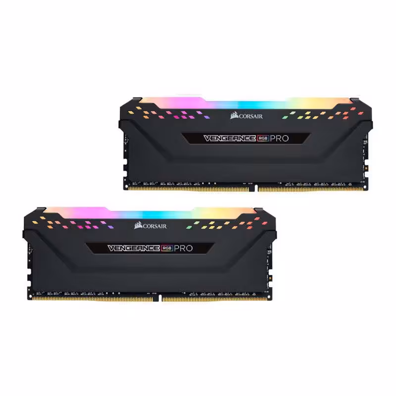 رم دسکتاپ کورسیر RAM CORSAIR DDR4 16GB 3200Mhz VENGEANCE RGB PRO