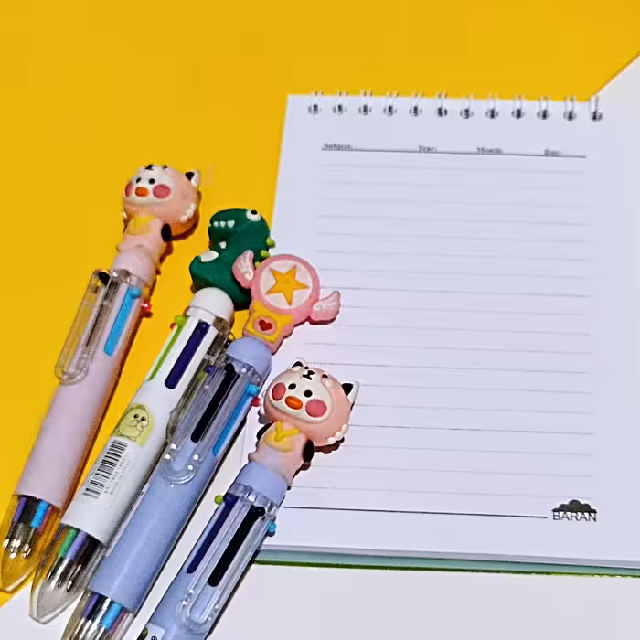 خودکار 6 رنگ عروسکی فانتزی