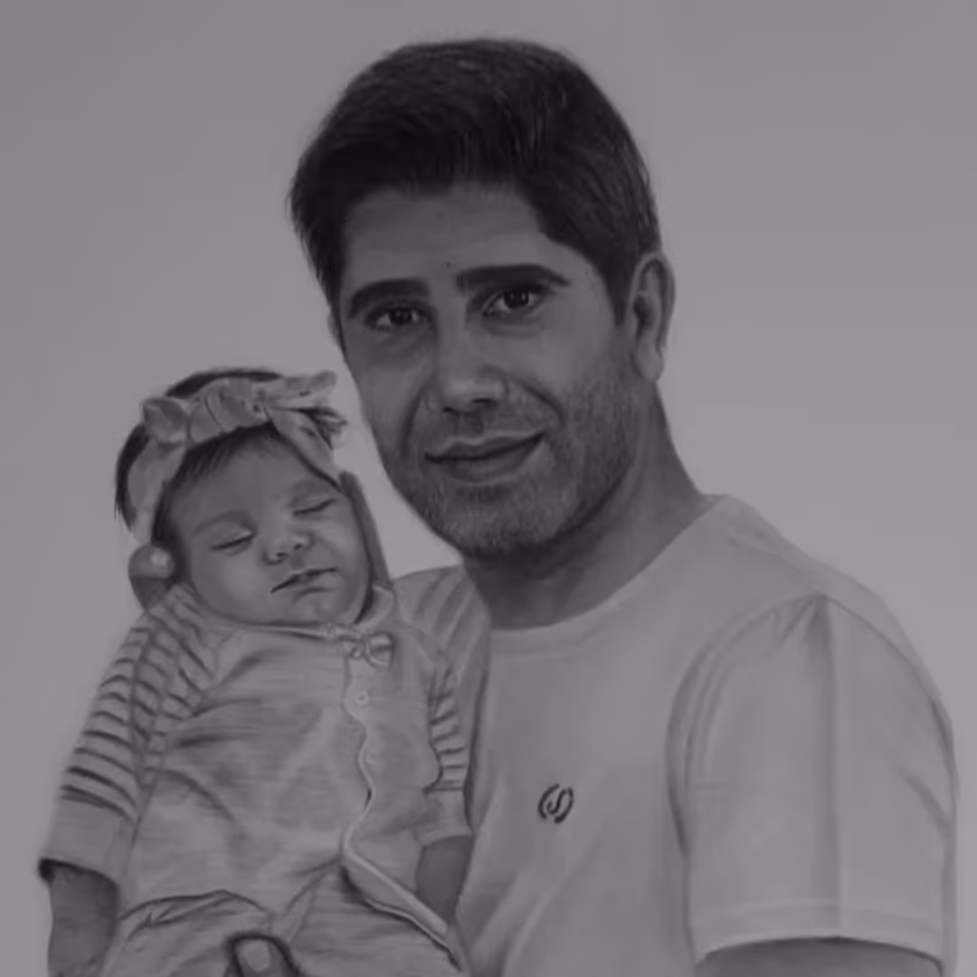 نقاشی چهره سیاه قلم بهترین هدیه برای عزیزانتون با هر سایز ی که مد نظر شماست قاب عکس هم موجود داریم