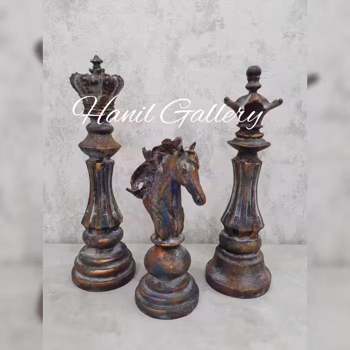 ست 3عددی مهره شطرنج(هزینه ارسال به عهده مشتری میباشد) (پس کرایه)