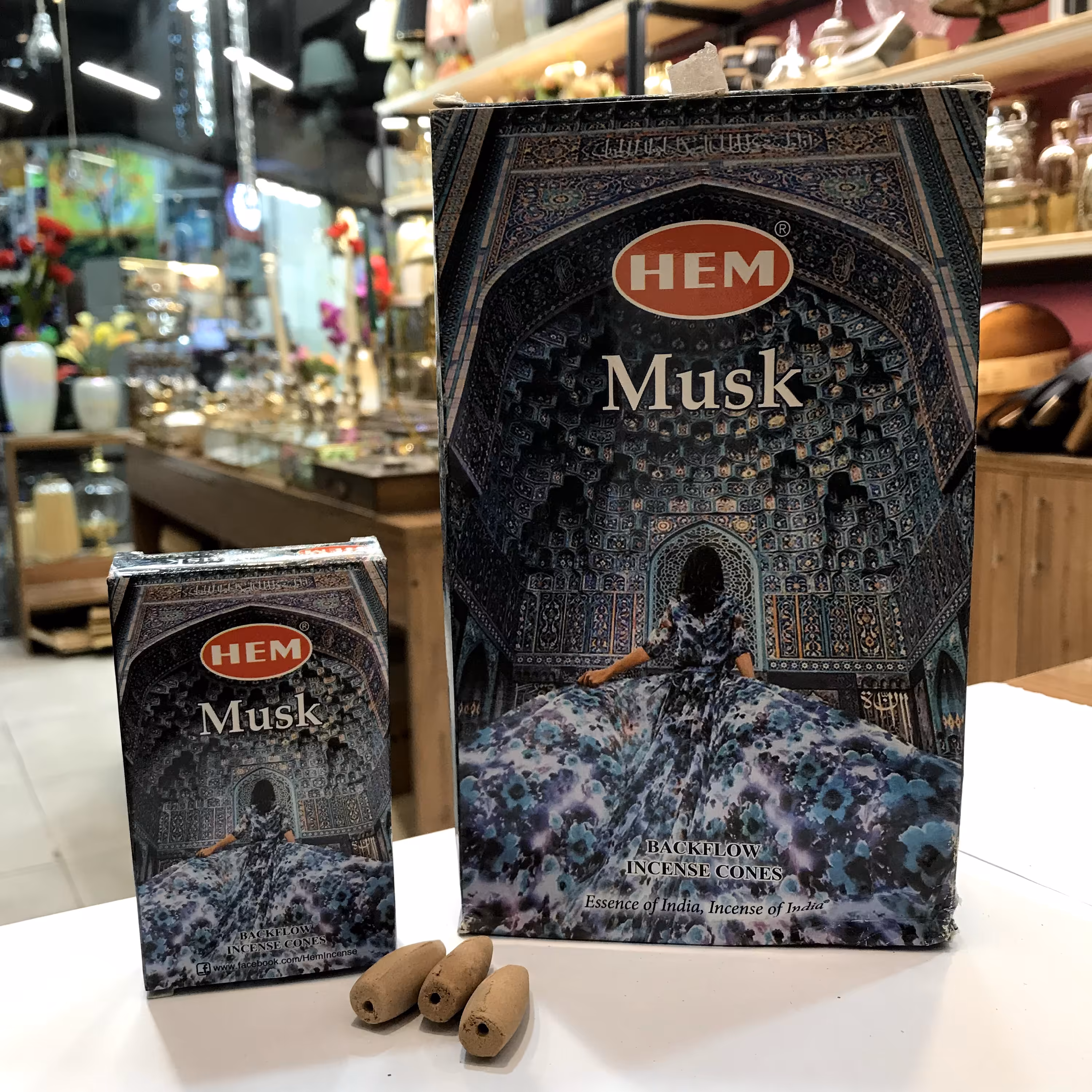 عود هندی آبشاری 50 گرمی رایحه پرشین مشک بسته 10تایی