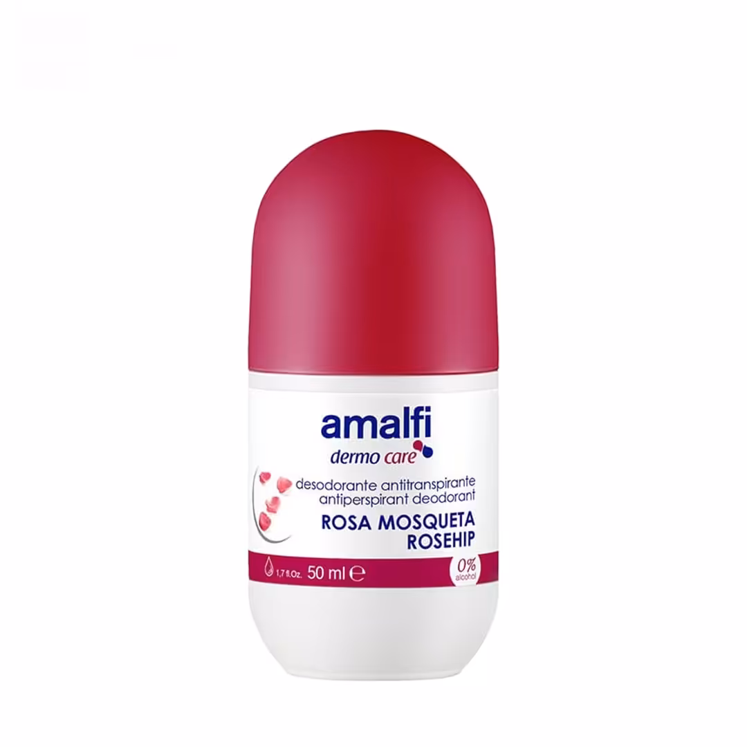 مام رول ضد تعریق زنانه آمالفی مدل Rosa Mosqueta حجم 50 میلی لیتر