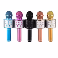 میکروفون اسپیکر بلوتوثی شارژی مدل GODFREY دارای قابلیت تغییر صدا