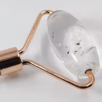 ماساژور سنگ کوارتز شفاف معدنی برای صورت و پوست