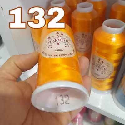 نخ گلدوزی پلی استر مارک فیل کد 132