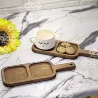 اردو خوری چوبی 2خانه دسته دار پلای وود