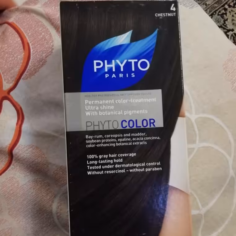 رنگ مو PHYTO فیتو  شماره 4 اورجینال  اصل