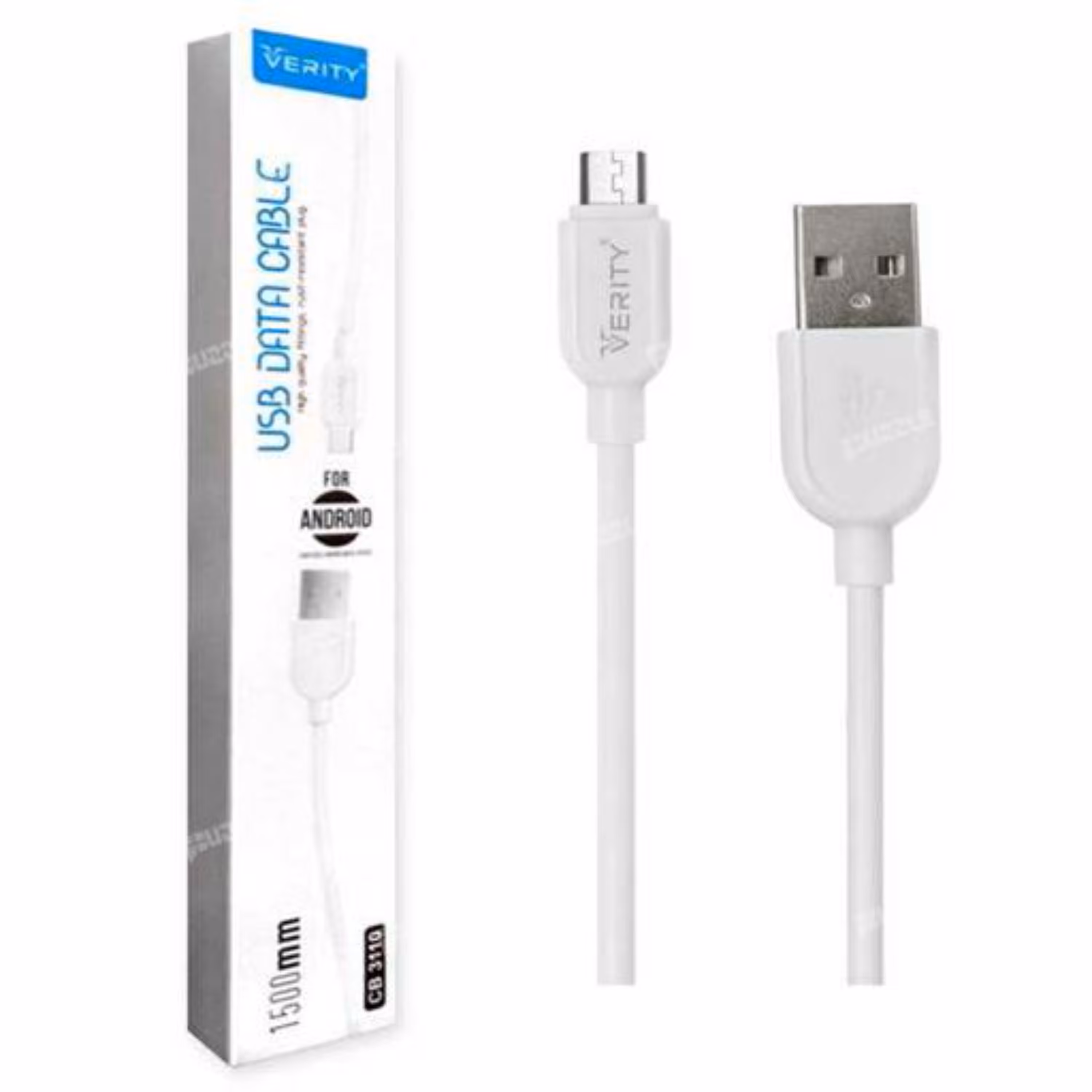 کابل شارژ اندروید Verity مدل CB3124w 