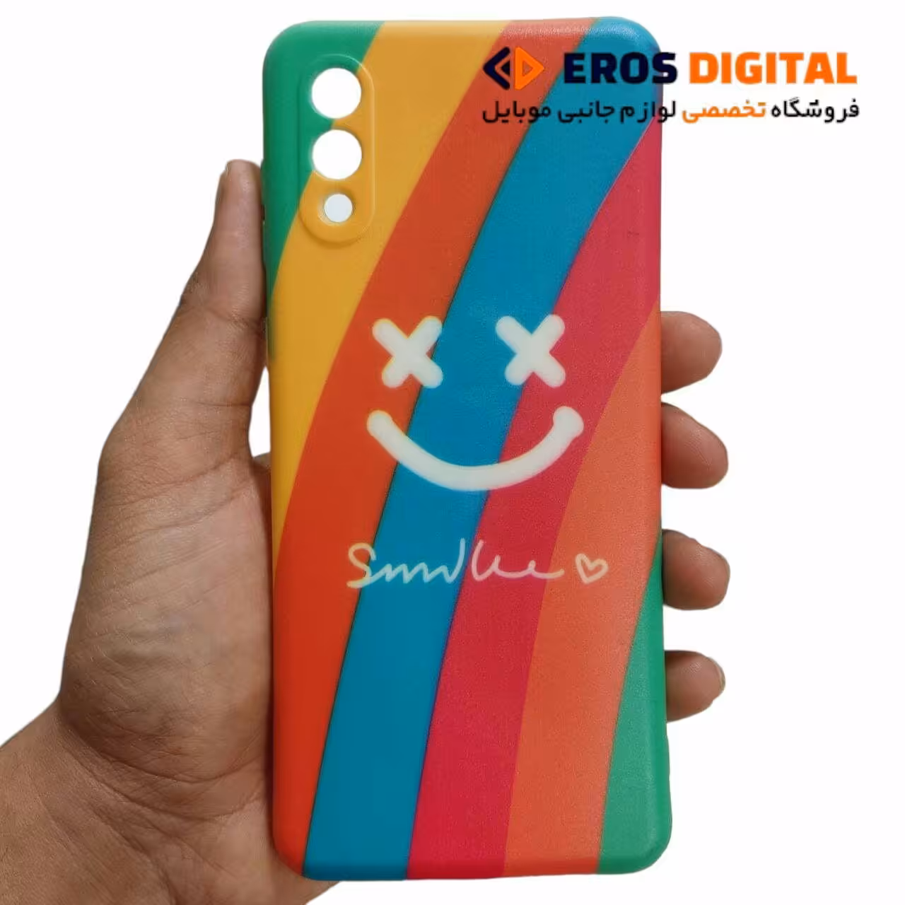 قاب طرح دار سامسونگ A02 پاپ سوکت دار - کد2