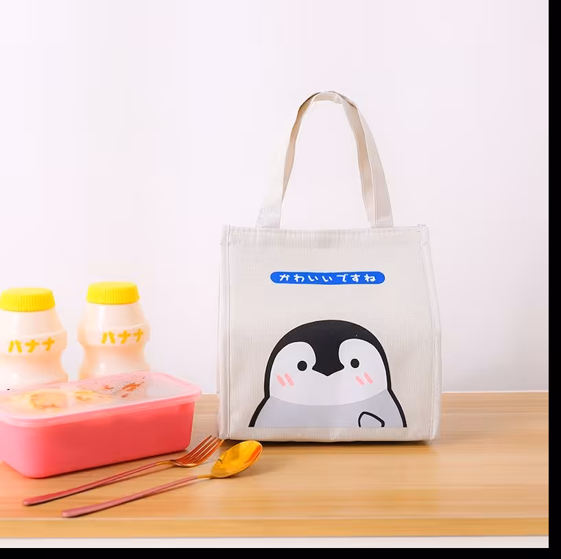 ساک غذا درب چسبی طرح پنگوئن
