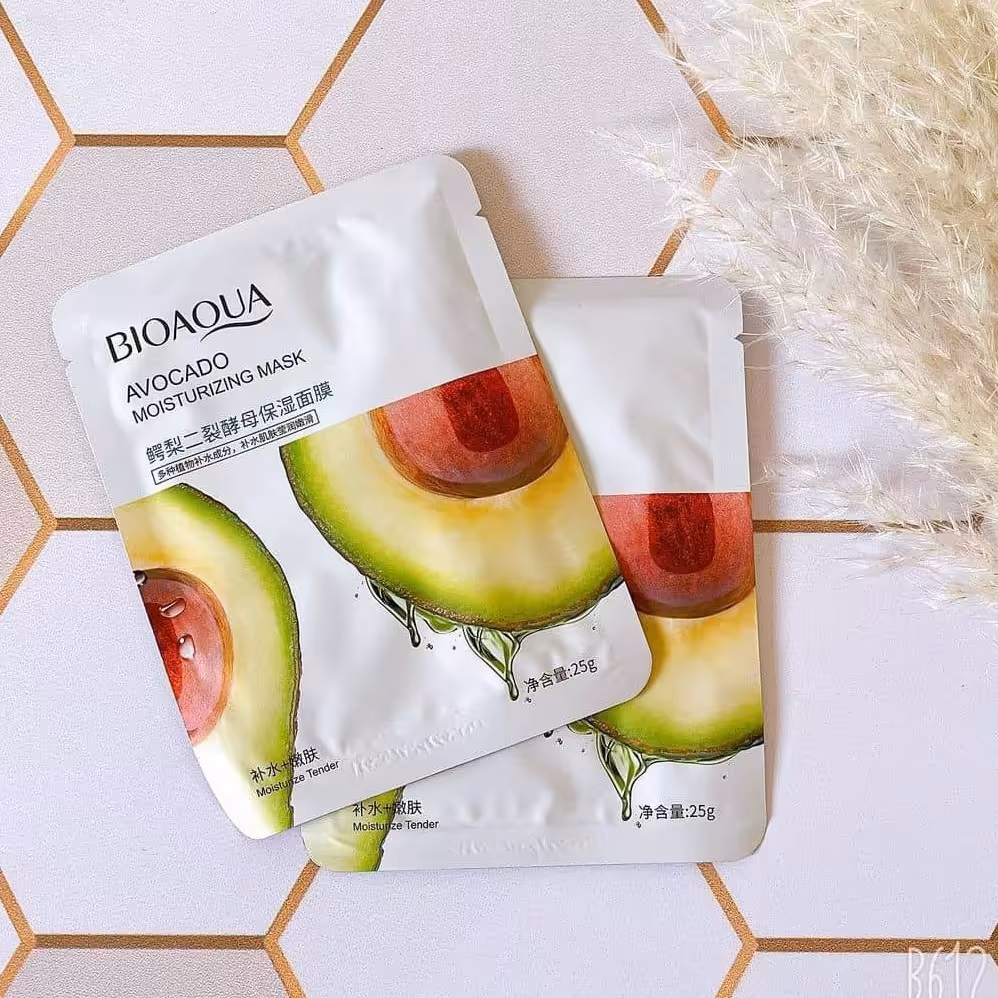 ماسک صورت ورقه ای آووکادو بیوآکوا
