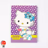 دفتر نقاشی 100 برگ سیمی طرح ماری جلد طلقی آونگ