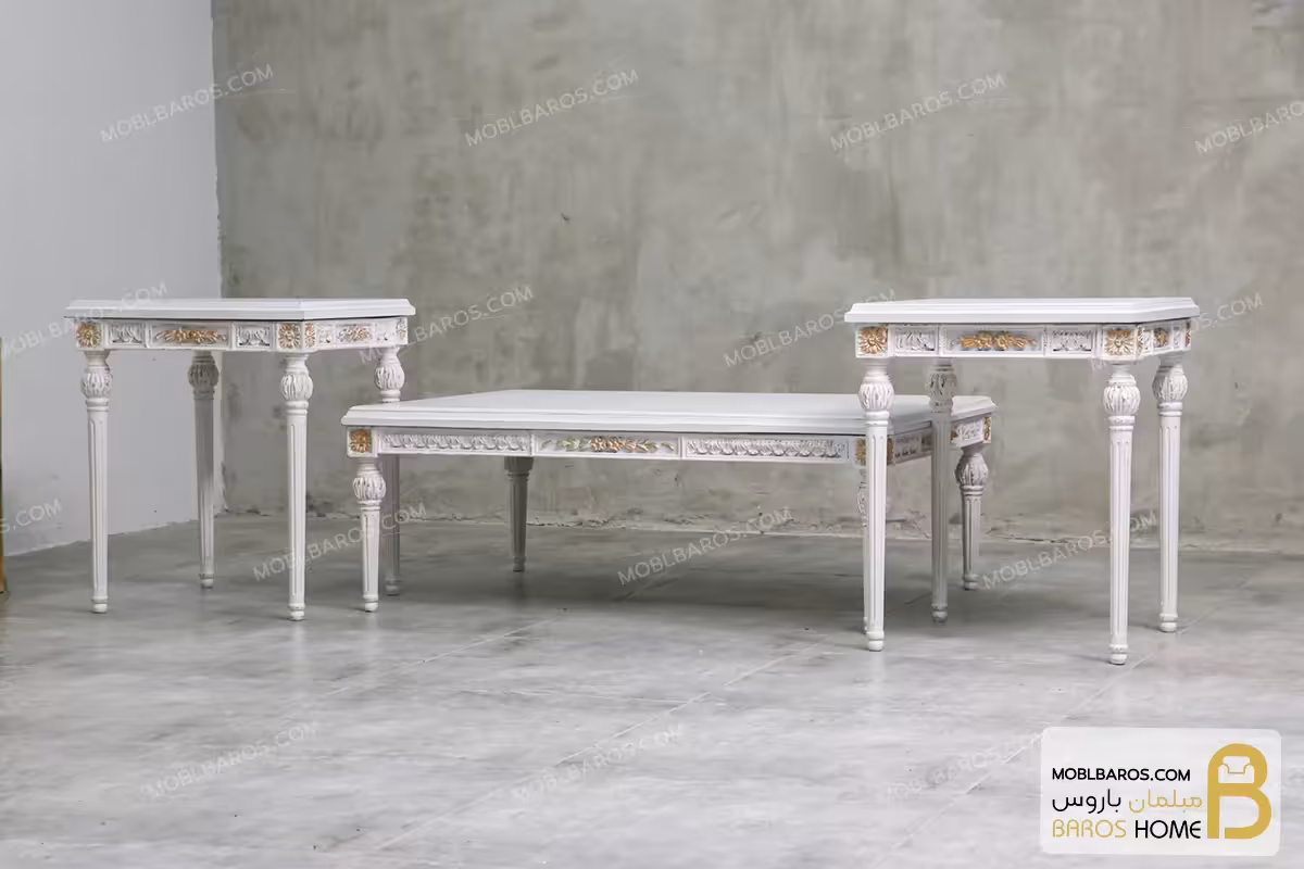 میز جلو مبلی و عسلی کاجی کد 1